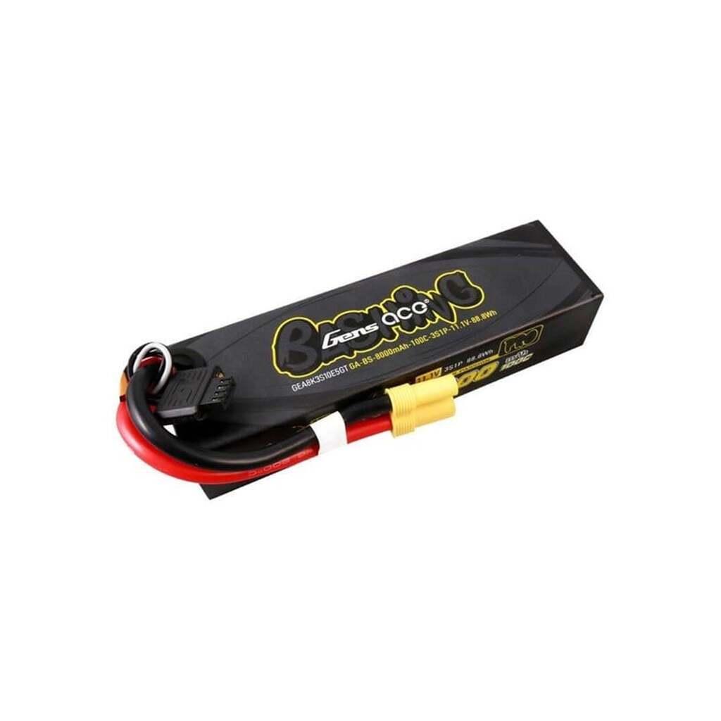Gens ace &amp;Tattu G-Tech 8000mAh 11.1V 100C 3S1P Lipo Battery Pack with EC5-Bashing Series