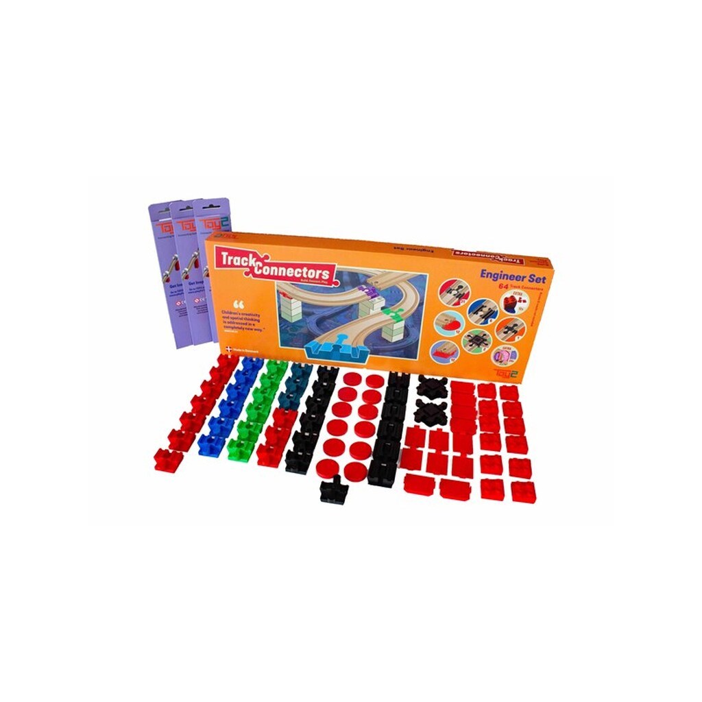 TOY2 Track Connector - Engineer Set incl. Slopes &amp; Arches