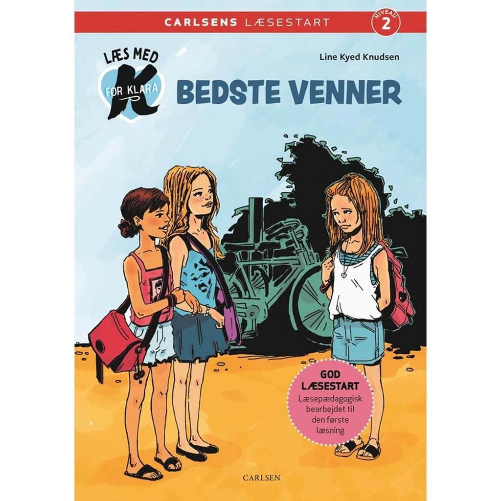 Læs med K for Klara (1) - Bedste venner - Børnebog - Hardcover