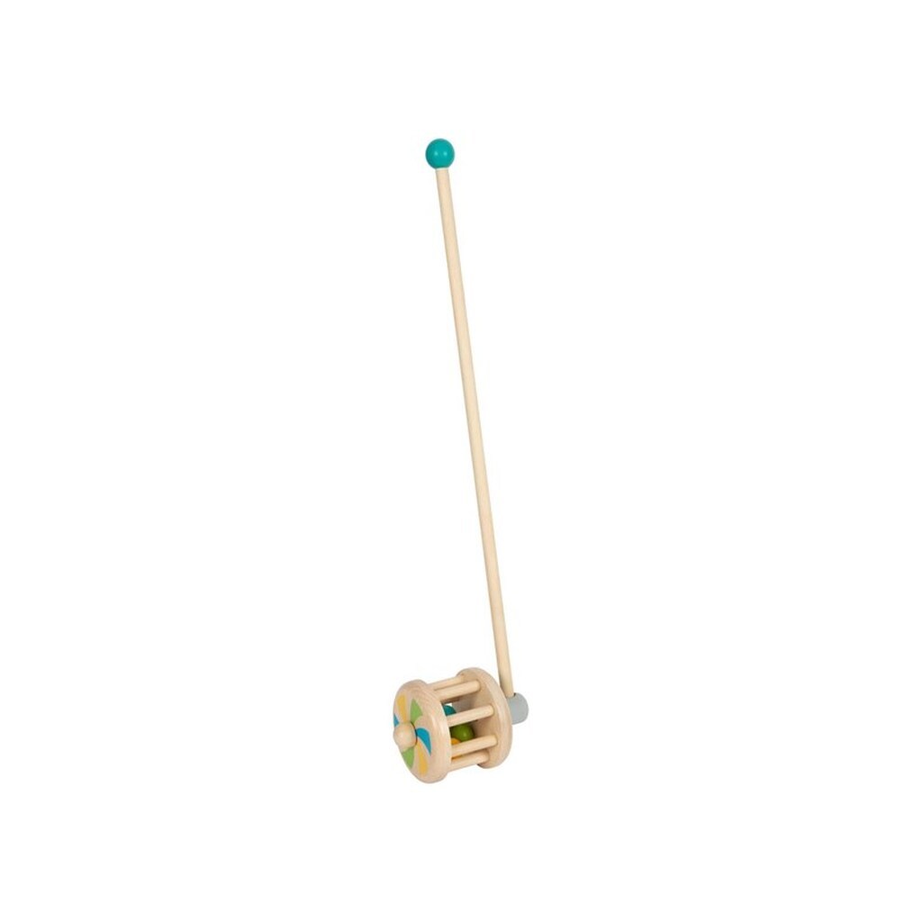 Small Foot - Wooden Push Figure Rattle