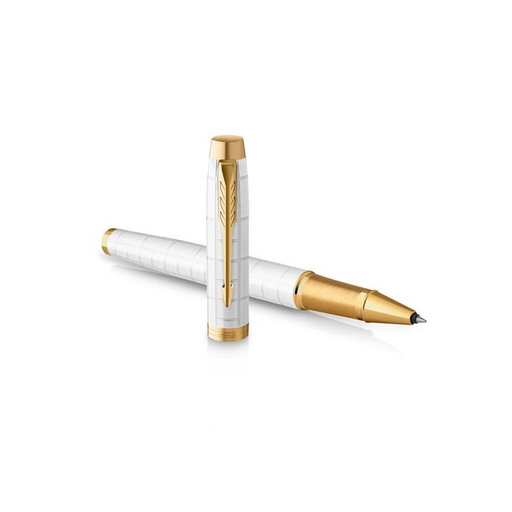 Parker IM Premium perle med detaljer i guld, rullepen
