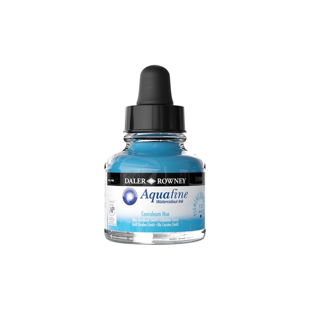 Daler-Rowney Aquafine 29.5 ml Ink Coeruleum (Hue)