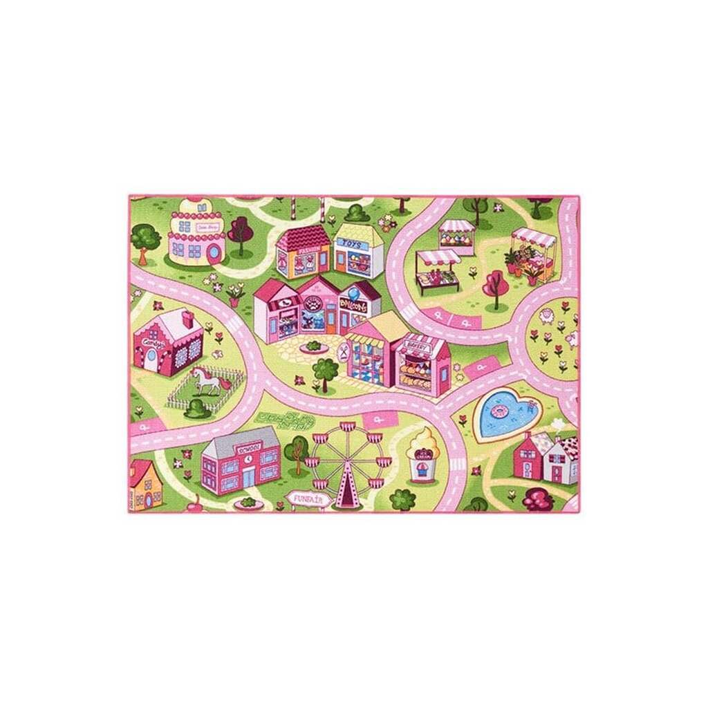 Rebel Roads Legetæppe - Pink tivoli - 95 x 133 cm