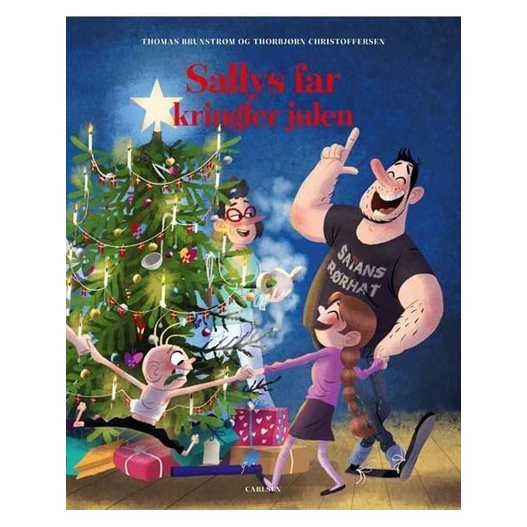 Sallys far kringler julen - Børnebog - Hardcover