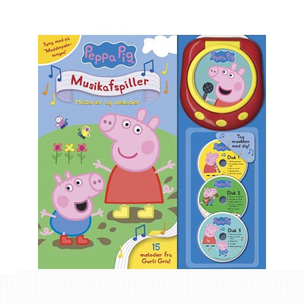 Peppa Pig - Gurli Gris' musikafspiller - Historier - Børnebog - Papbog