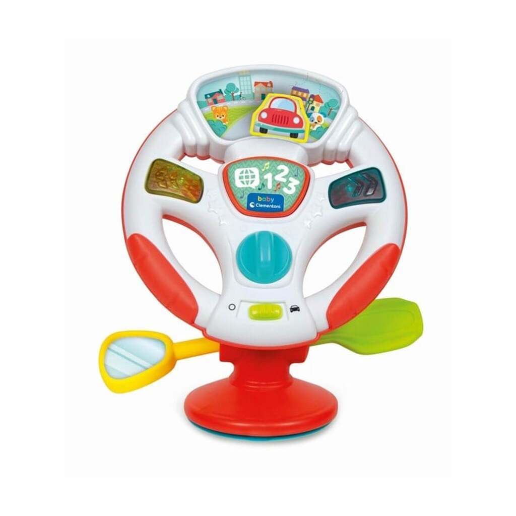 Clementoni Baby Activity Steering Wheel with Suction Cup