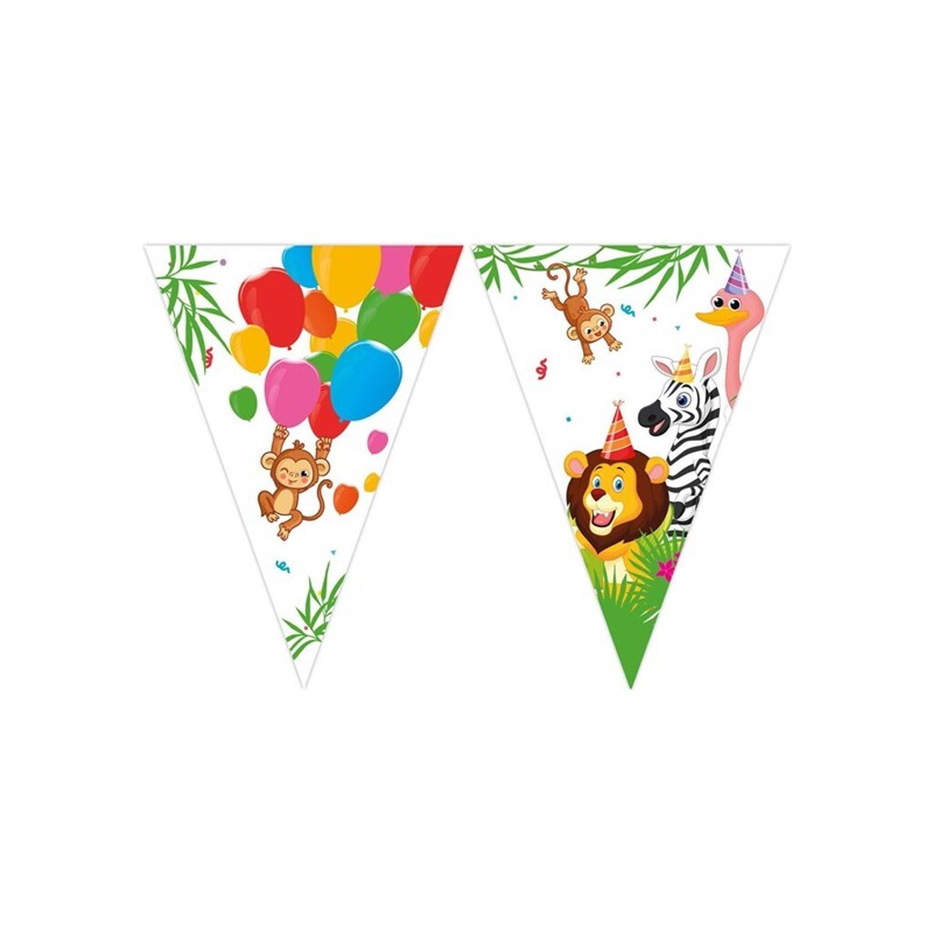 Globos - Paper Bunting Jungle Balloons. 3mtr.