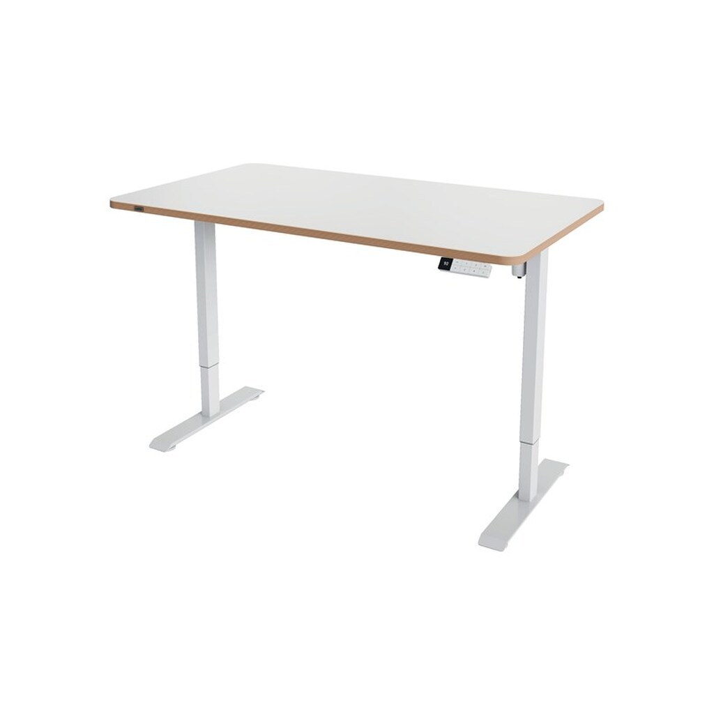 Leitz Ergo elektrisk hæve-sænke skrivebord 140 x 80 cm med påmindelse om at stå op Gamer Bord