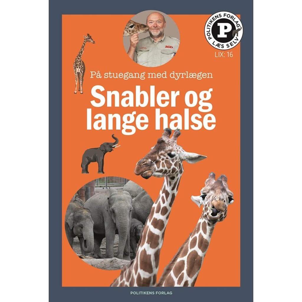 Snabler og lange halse - læs selv-serie - Børnebog - Hardback