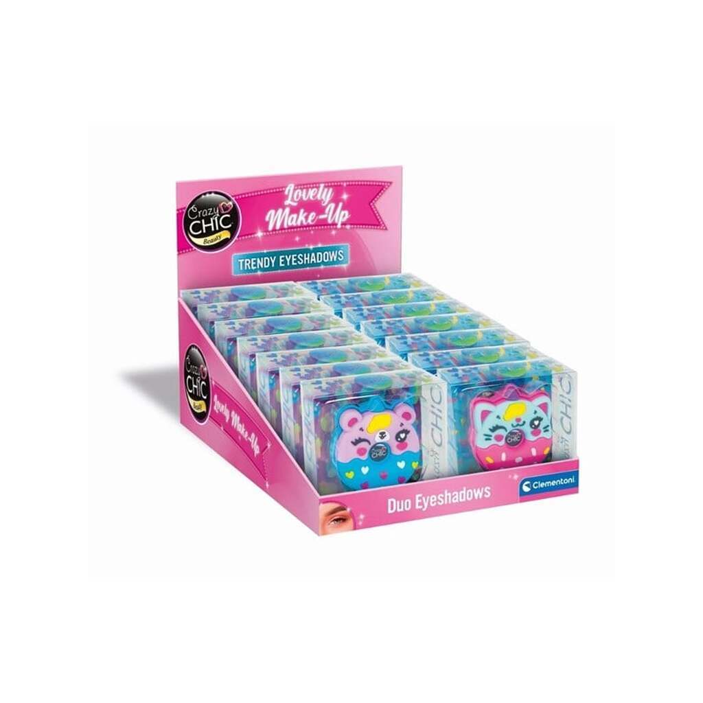 Clementoni Crazy Chic Eyeshadow Animals Donut Blue/Pink