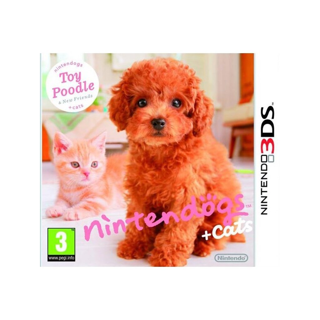 Dogs and Cats: Toy Poodle &amp; New Friends - Nintendo 3DS - Virtuelle kæledyr