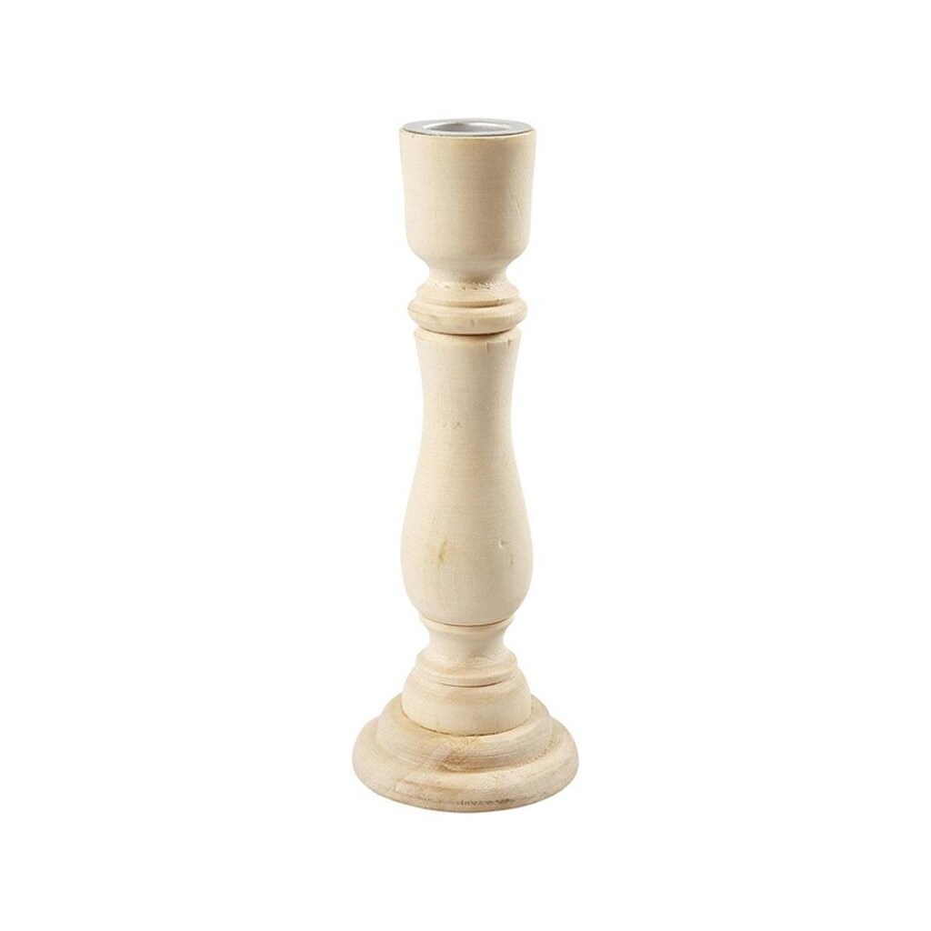 Creativ Company Candlestick Wood 16.5cm