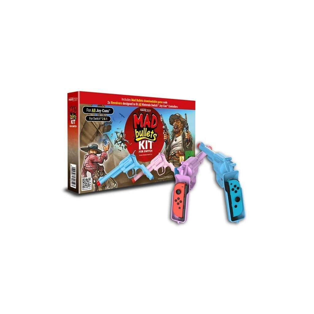MAXX TECH Mad Bullets CIB with Switch 2 &amp; 1 compatible accessory - Nintendo Switch 2