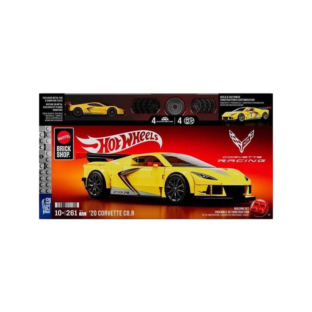 Hot Wheels Brick Shop Speed Series 20' Corvette C8.R