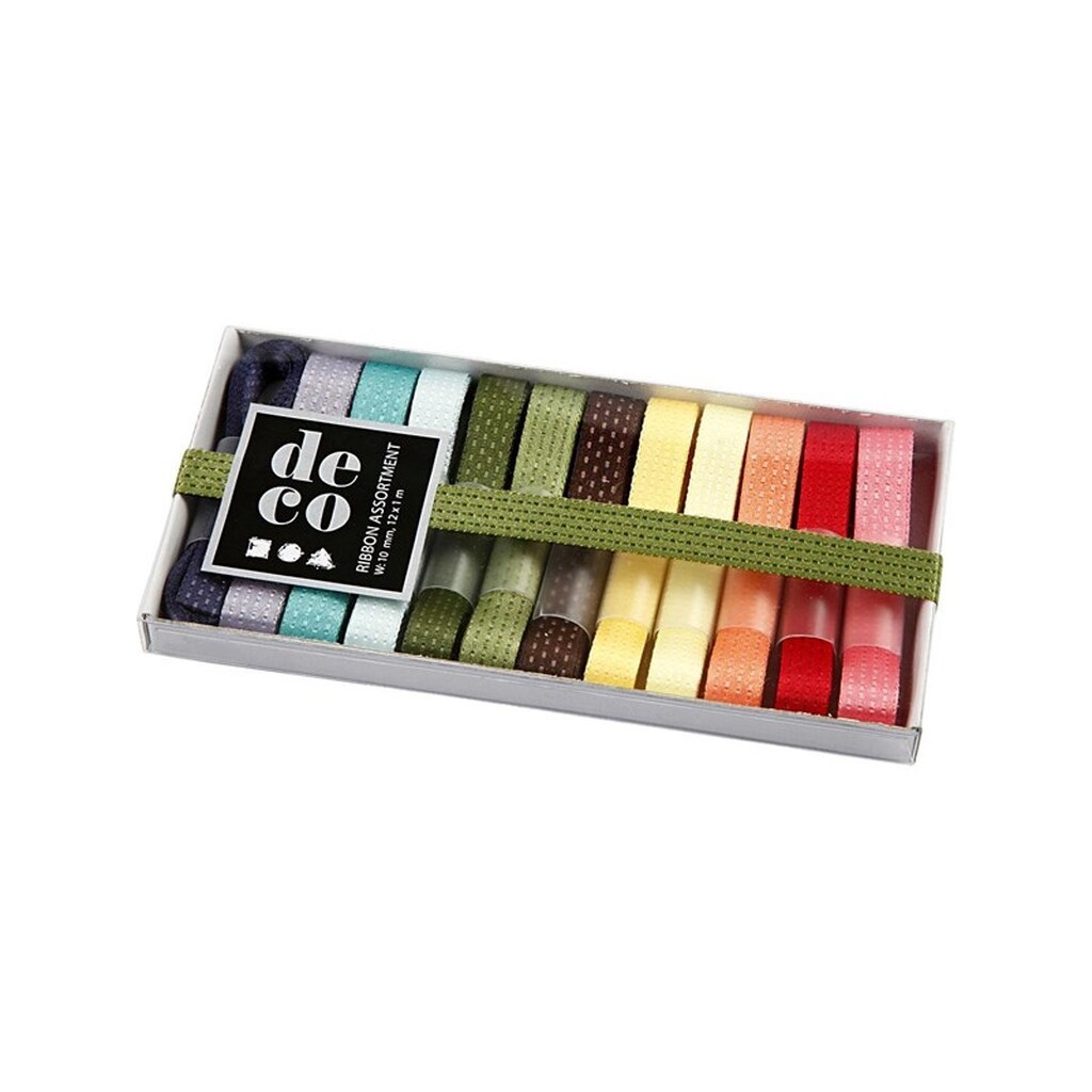 Creativ Company Ribbon Collection Color 12pcs.