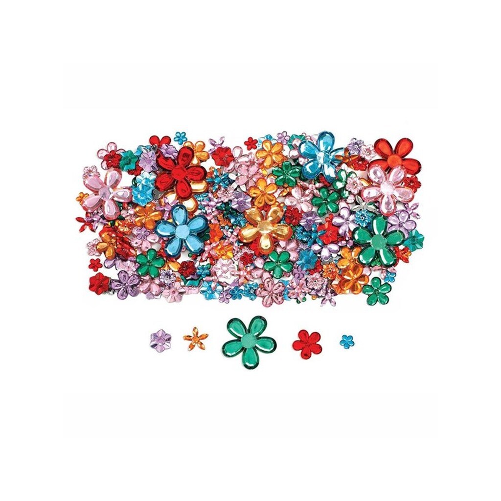 Colorations - Colored Flower Rhinestones 300pcs.