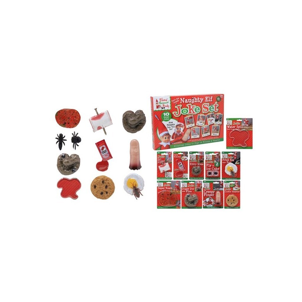 Elves Behavin&apos; Badley Naughty Elf Box of 10 Jokes