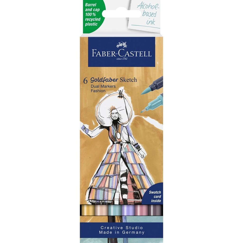 Faber-Castell Goldfaber Sketch marker Pashion 6 ass