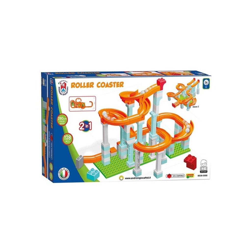 Androni - Marble Track Roller Coaster Set 128pcs.