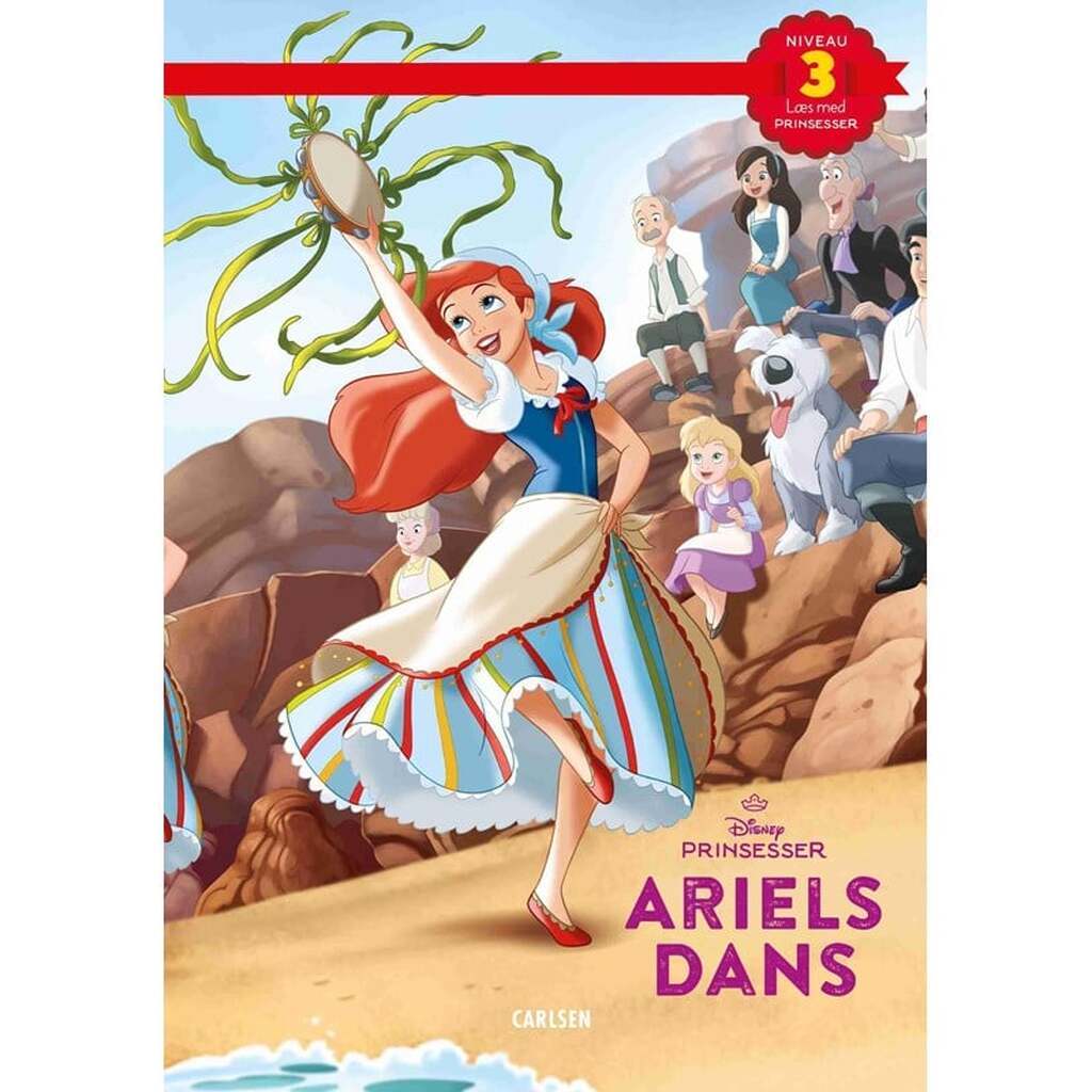 Læs med Disney Prinsesser - Ariels dans - Børnebog - Hardcover