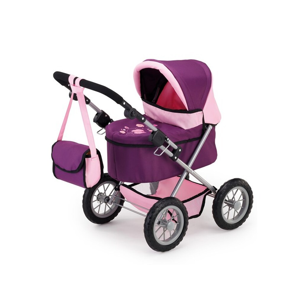 Bayer Design Doll&apos;s Pram Trendy - Plum