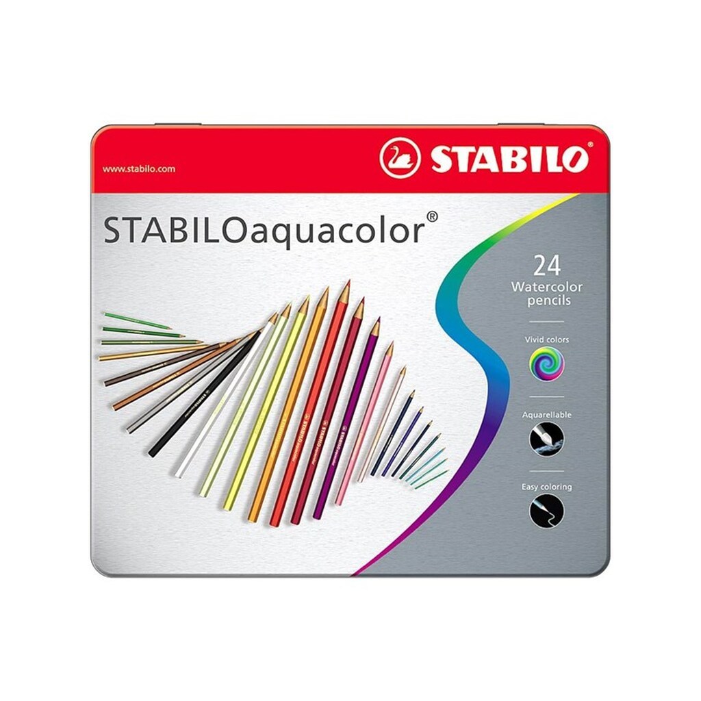STABILO Aquacolor Aquarellable colored pencils
