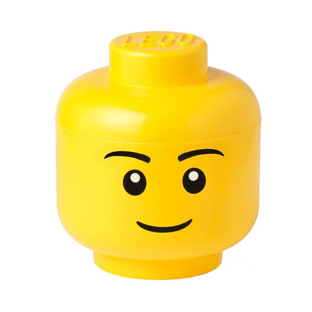 LEGO Opbevaringshoved, stor - Dreng