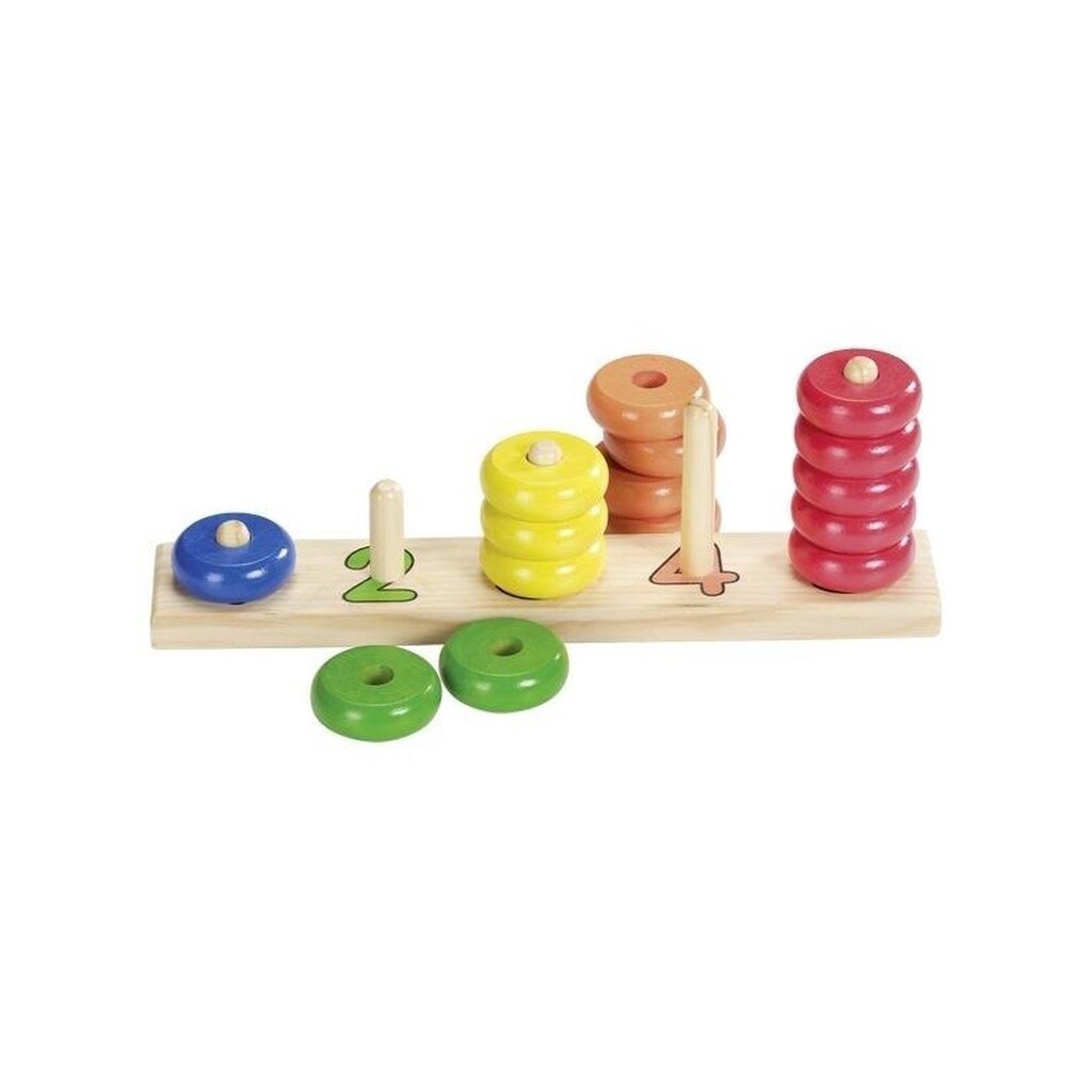 Goki Wooden Stacking Puzzle color