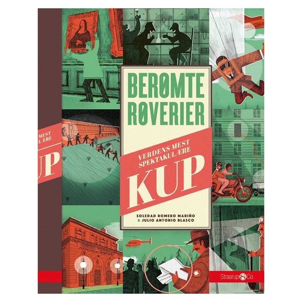 Berømte røverier - Børnebog - hardback