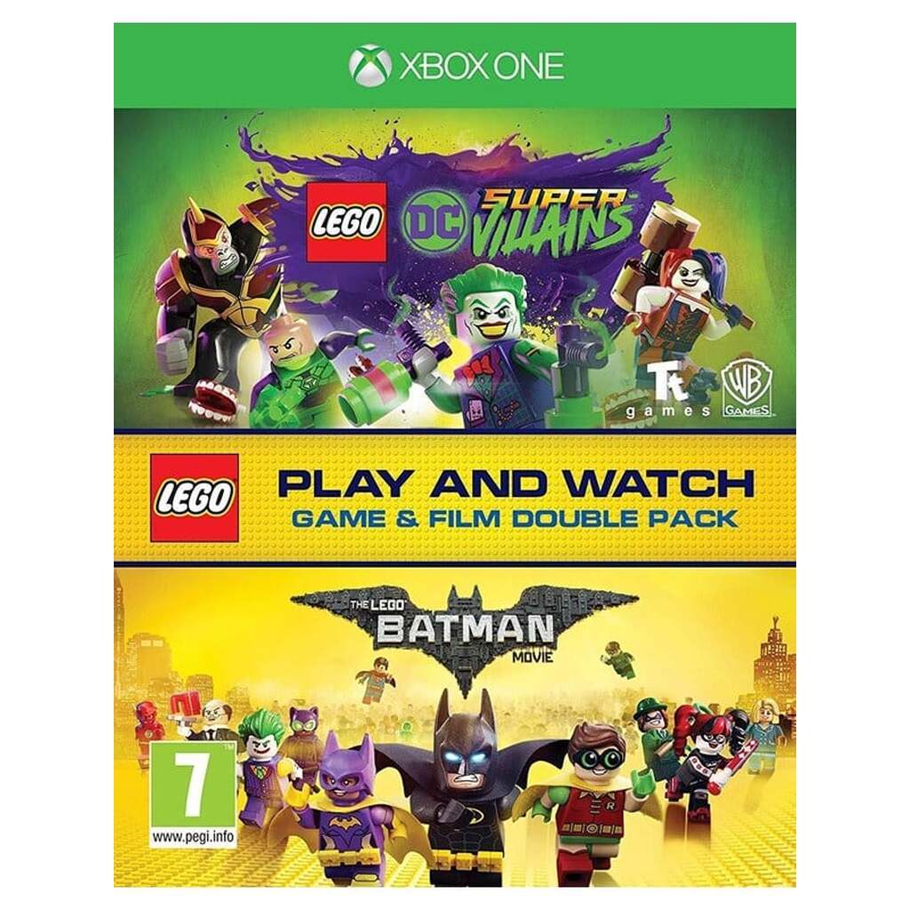 Lego DC Super-Villains Game &amp; Film Double Pack - Microsoft Xbox One - Action