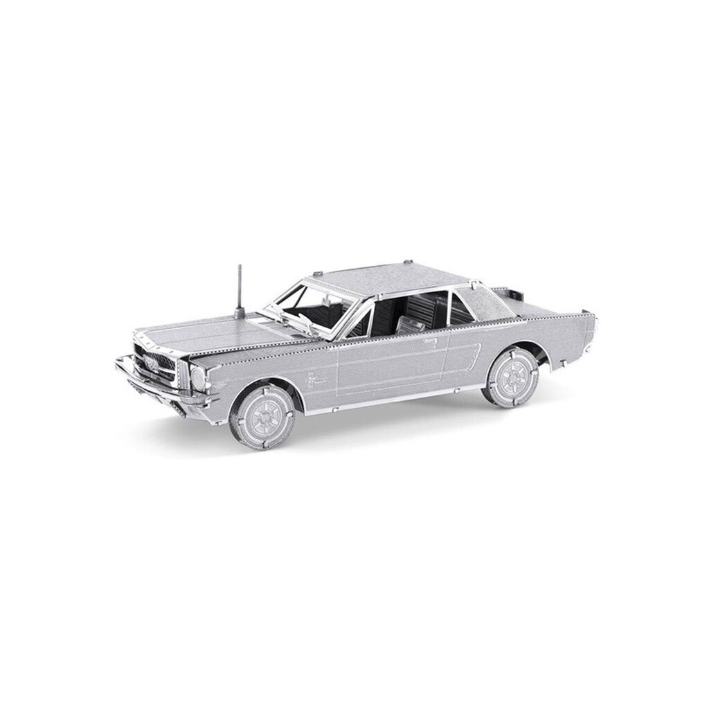 Eureka Metal Earth 1965 Ford Mustang Coupe Silver Edition
