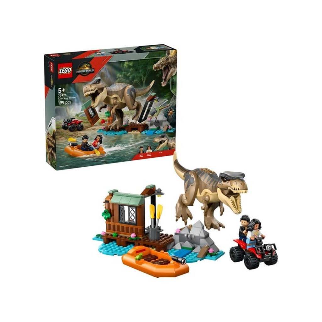 LEGO Jurassic World 76975 Bådflugt fra T. rex