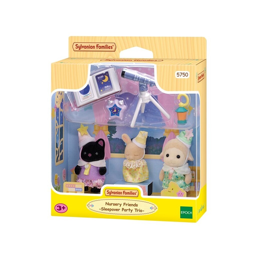 Sylvanian Families Børnehavevenner - Sleepover Party Trio