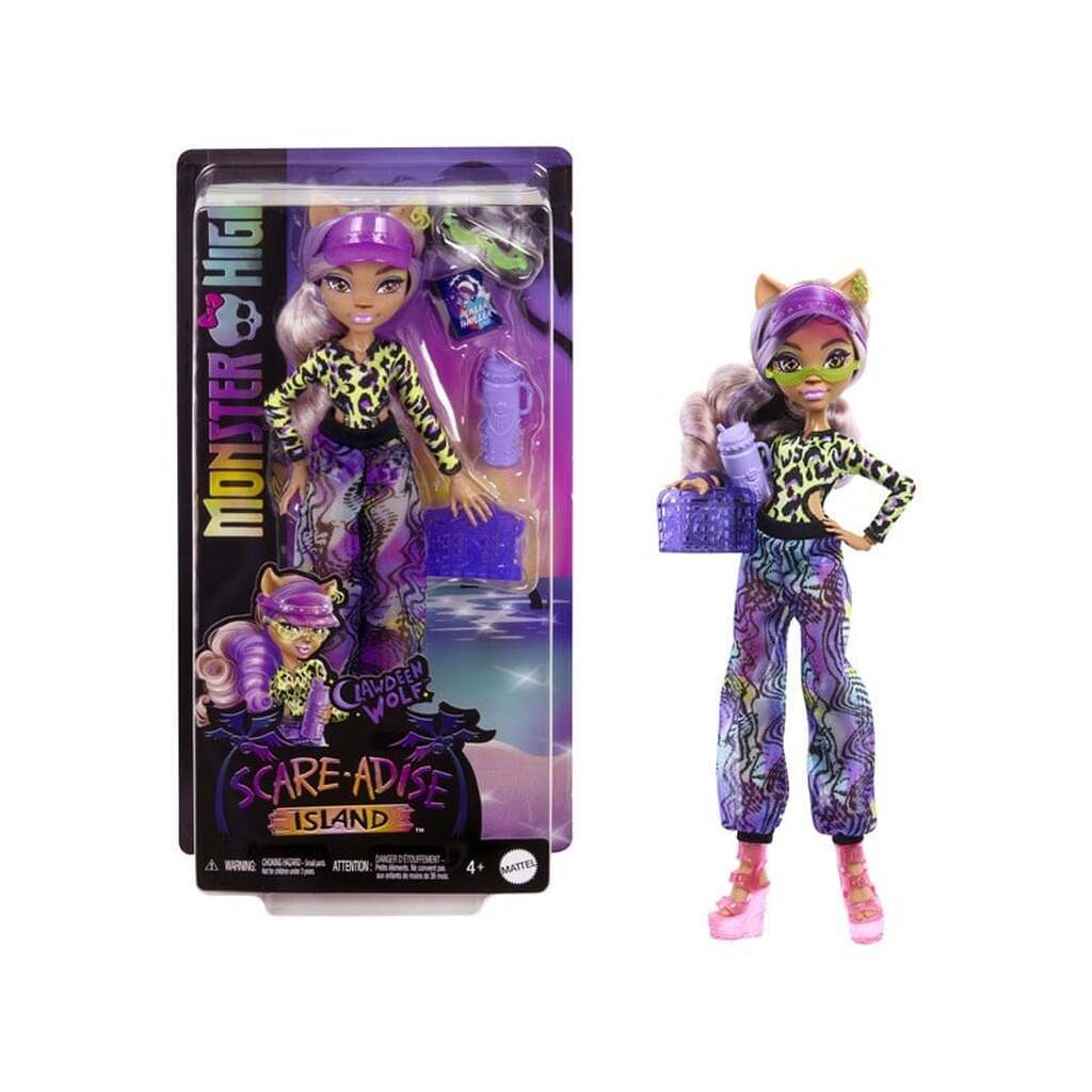 Monster High Scare-adise Island Clawdeen Doll