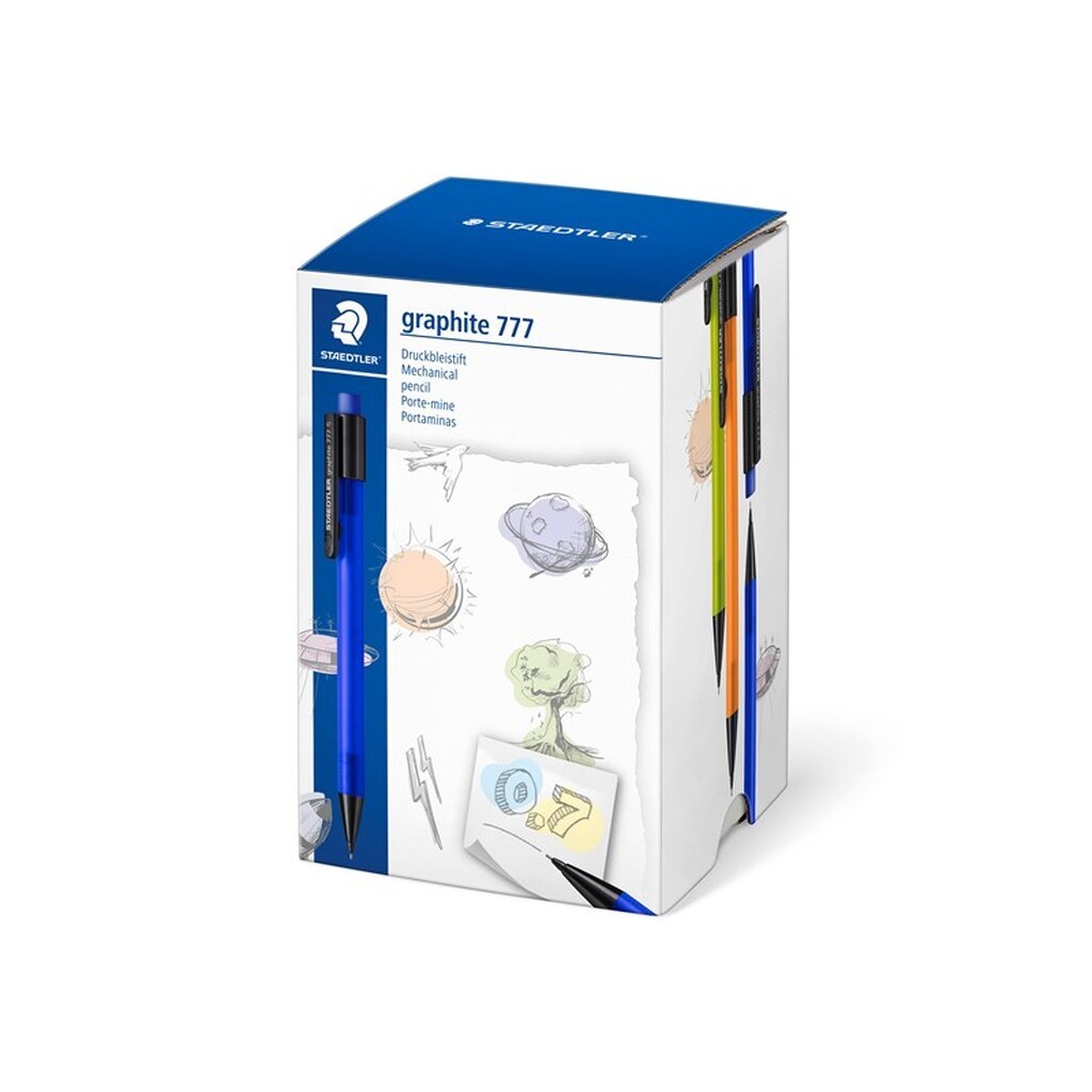 Staedtler GRAPHITE 777 PENCIL 0,7mm 50ASS/KOP