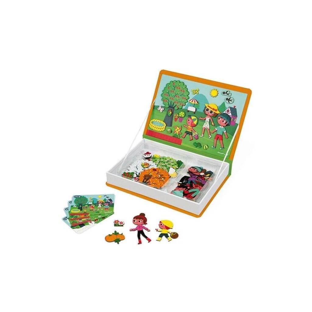 Janod Magneti'Book - 4 Seasons - 115 magnets