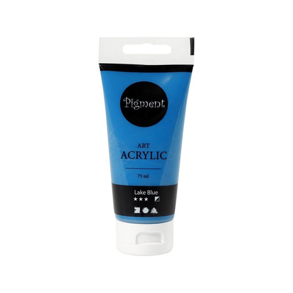 Creativ Company Pigment Art Acrylic Paint Lake Blue 75ml