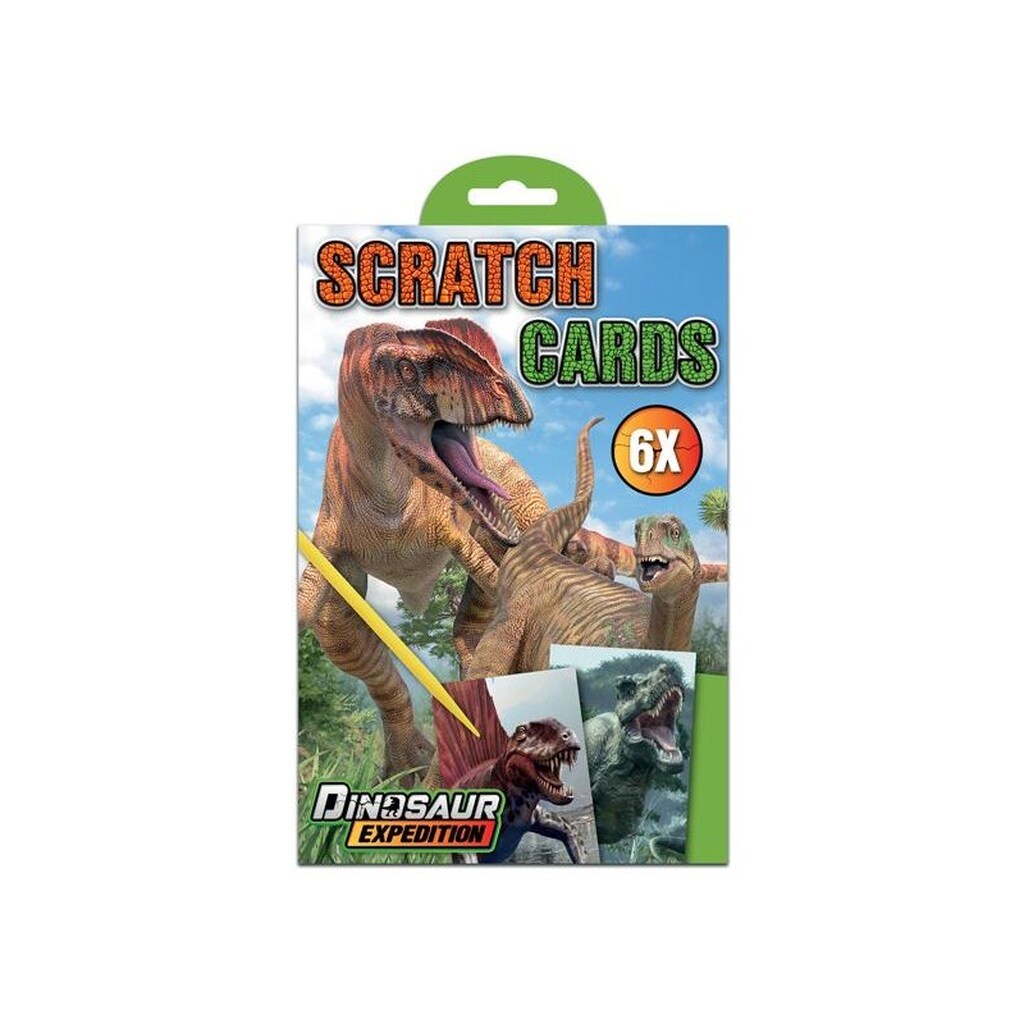 Creative Craft Group - Dino 6 Scratch Cards