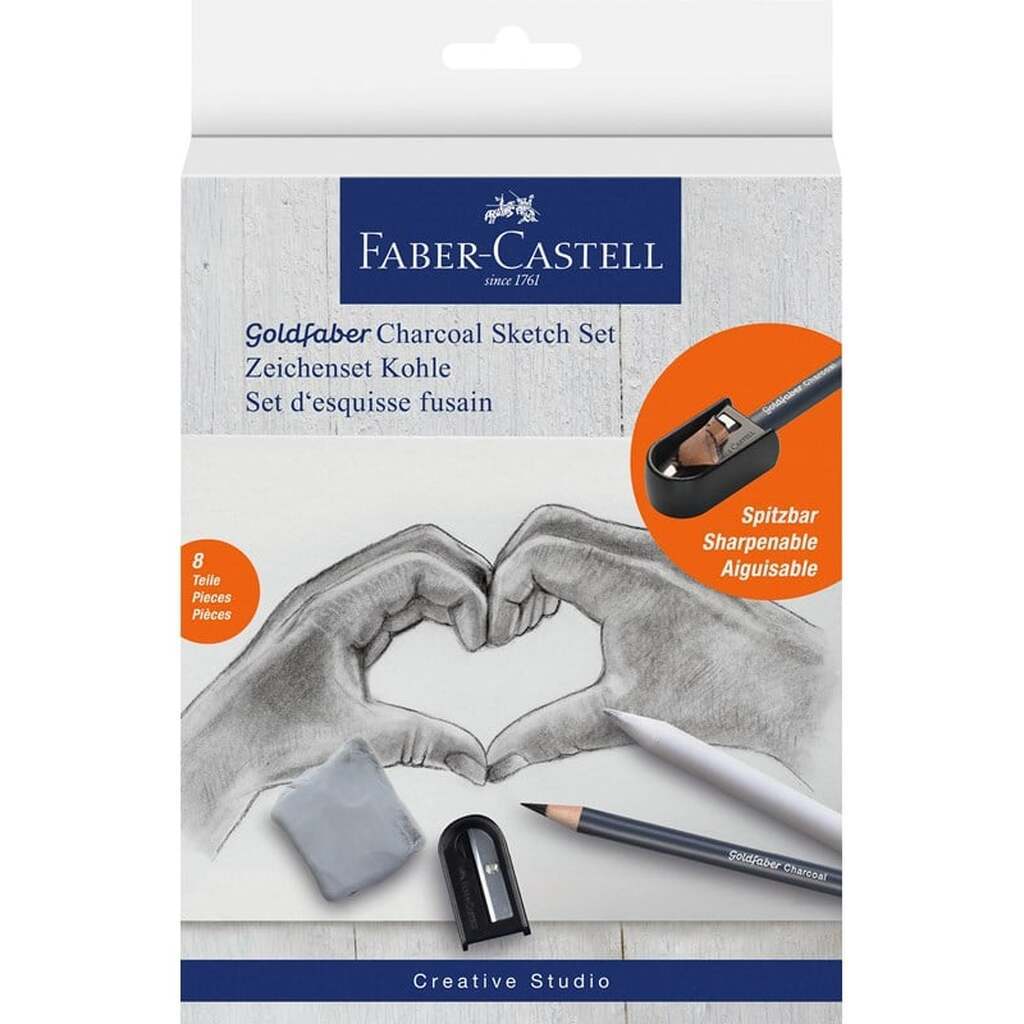 Faber-Castell Goldfaber Charcoal Sketch Set