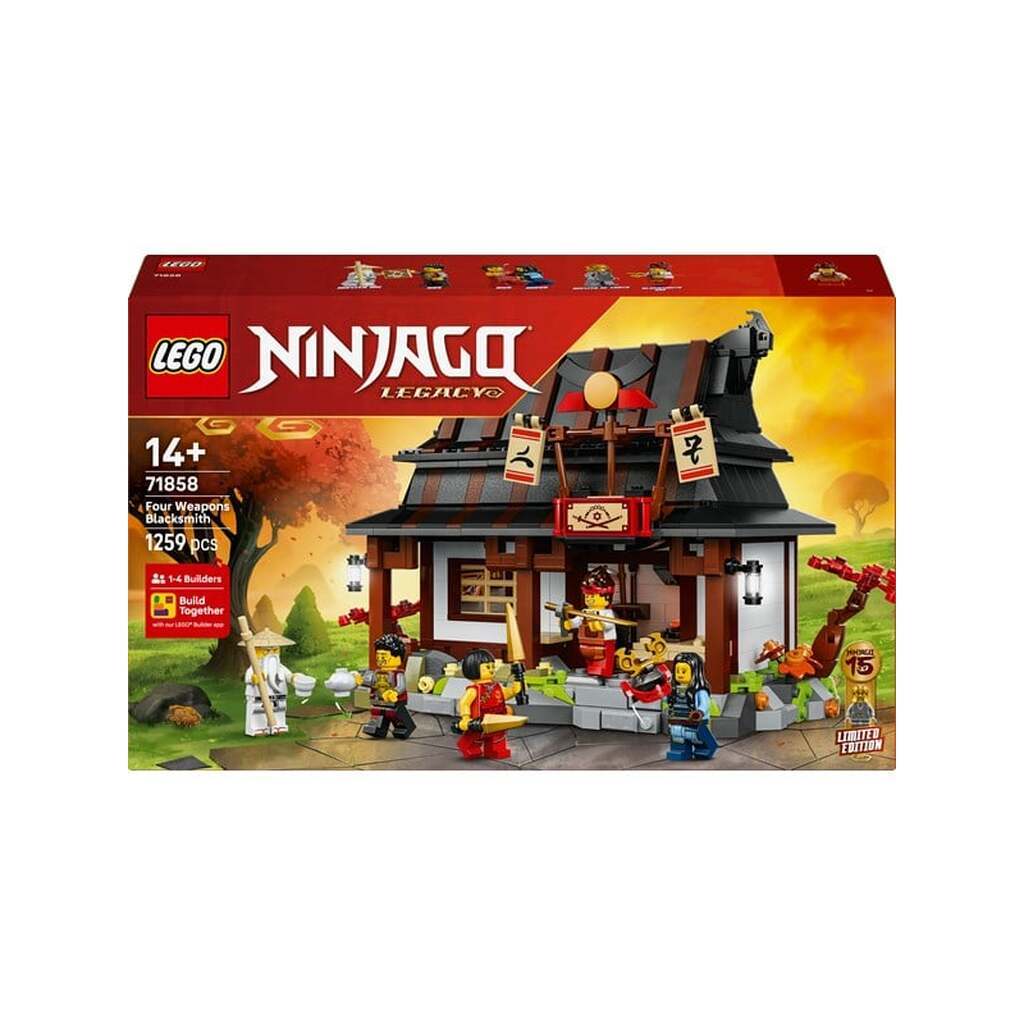 LEGO Ninjago 71858 De Fire Våben-smedjen - 15-års jubilæum