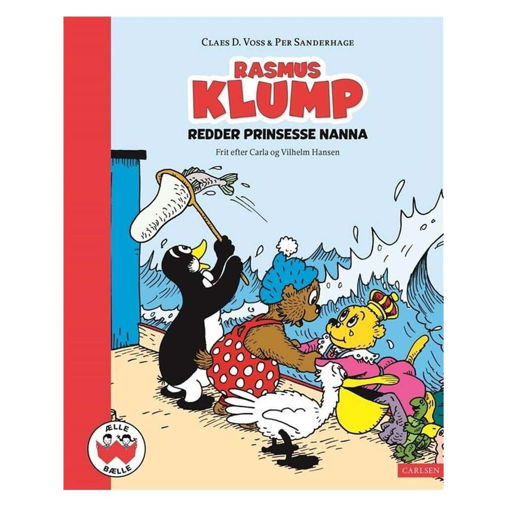 Rasmus Klump redder prinsesse Nanna - Børnebog - Hardcover
