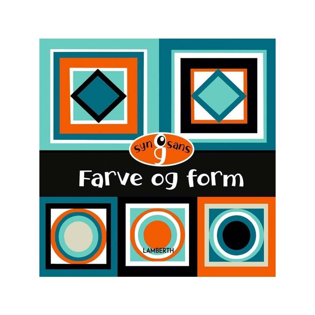 Farve og form - Børnebog - Papbog