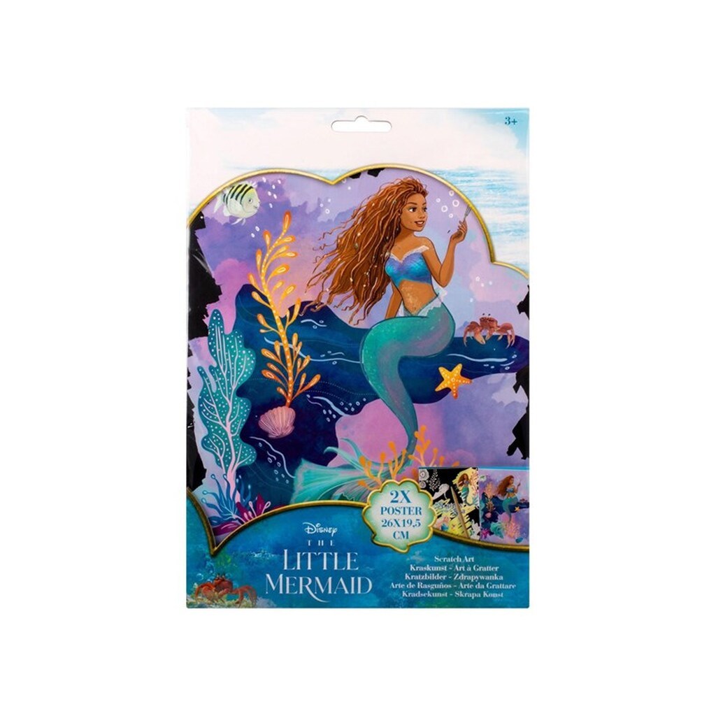 Canenco The Little Mermaid Scratch Art Posters