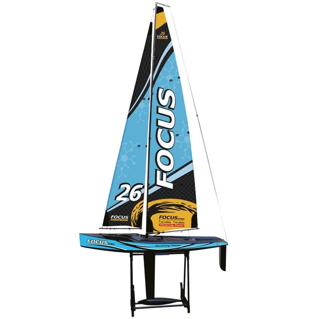 Amewi Focus III Racing Sailing Yacht 100 cm 2.4GHz RTR Blue