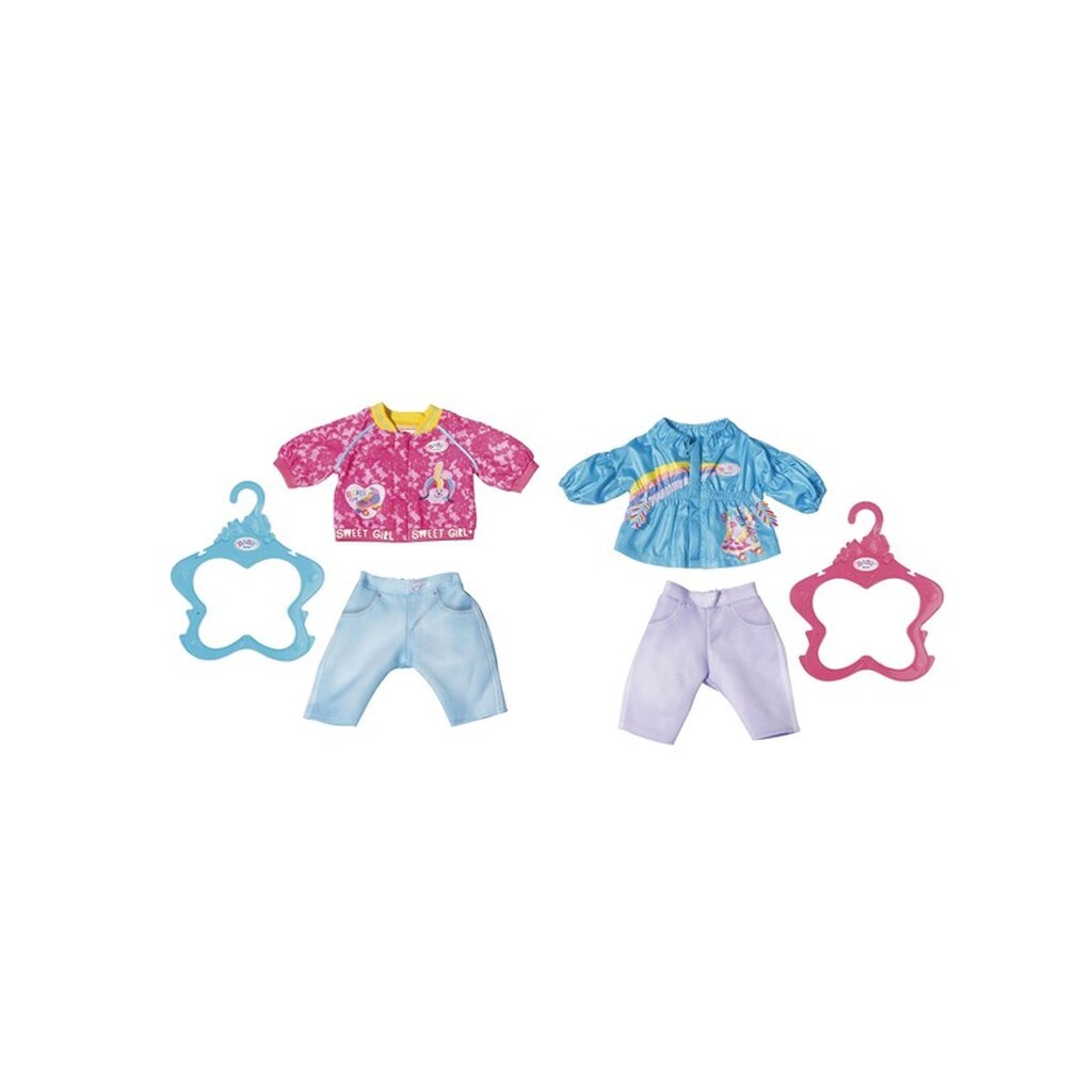 Baby Born BABY born Hverdagsbuks og Jakke 43 cm - Assorteret
