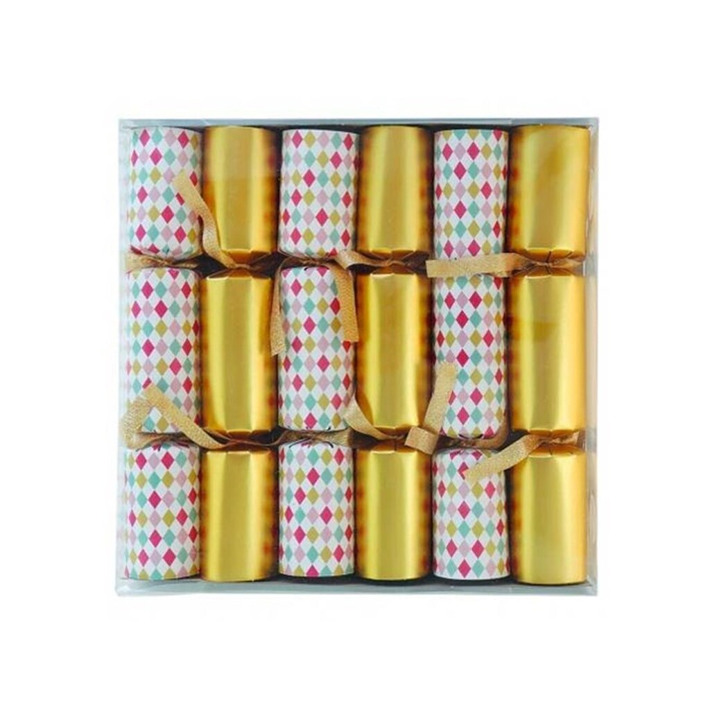 SCANSEASON Knallerter, 20 cm. 6 stk. Guld/Tern