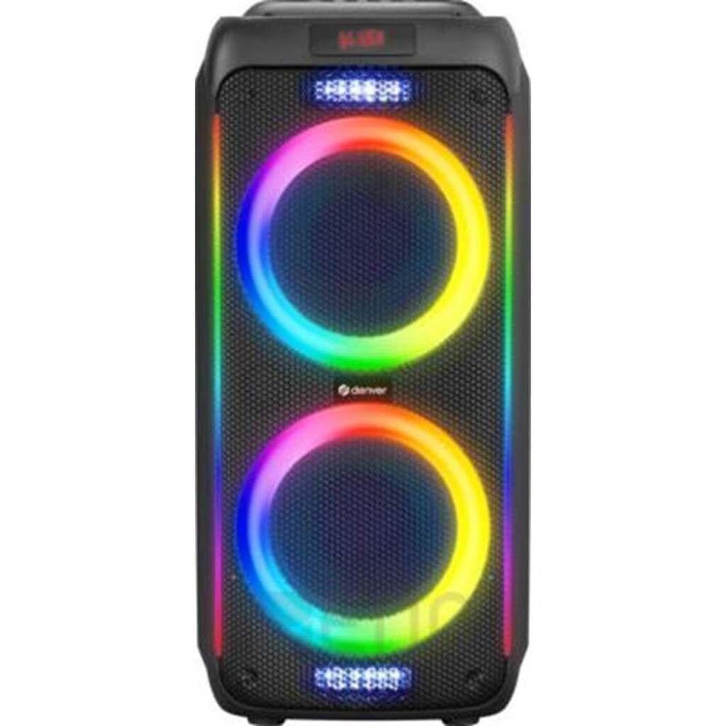 DENVER BPS-458 - Portable Karaoke &amp; Party Speaker - 1000W - Bluetooth