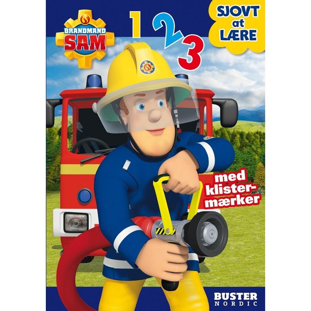 Brandmand Sam: Sjovt at lære 123 - Børnebog - Hæfte