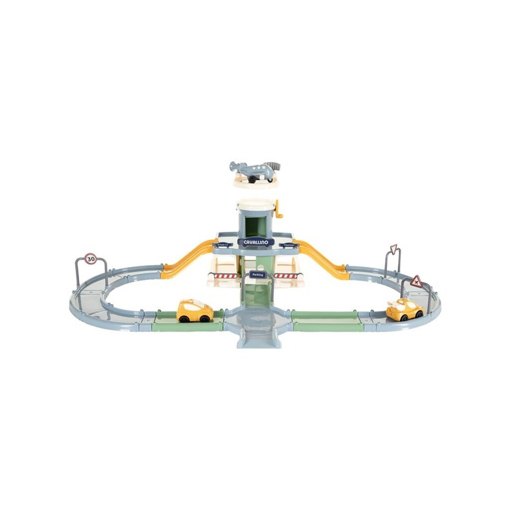 Cavallino Toys Cavallino Airport with Parking Garage and Street Pastel Colors