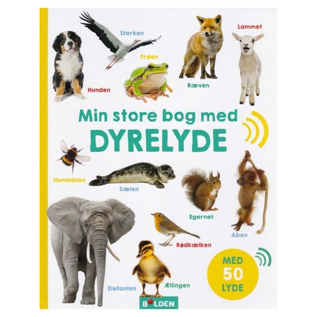 Min store bog med dyrelyde - Børnebog - Hardcover